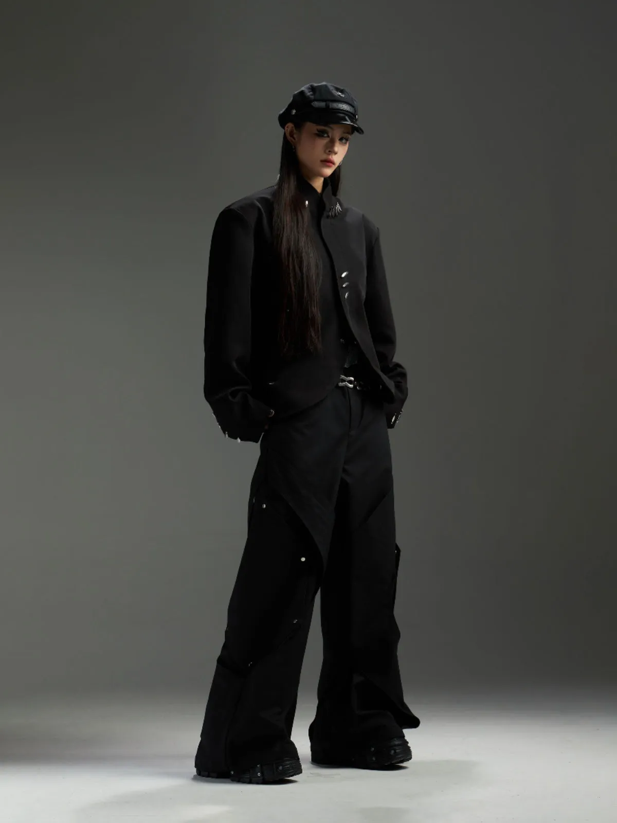 【24s Nov.】Deconstructed Draping Detachable Cargo Trousers