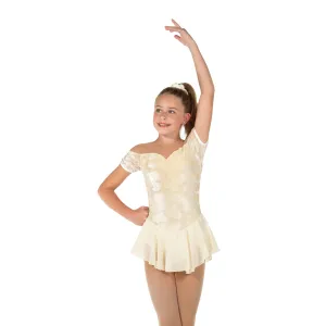 544 Figure Skating Silk Cameo Dress