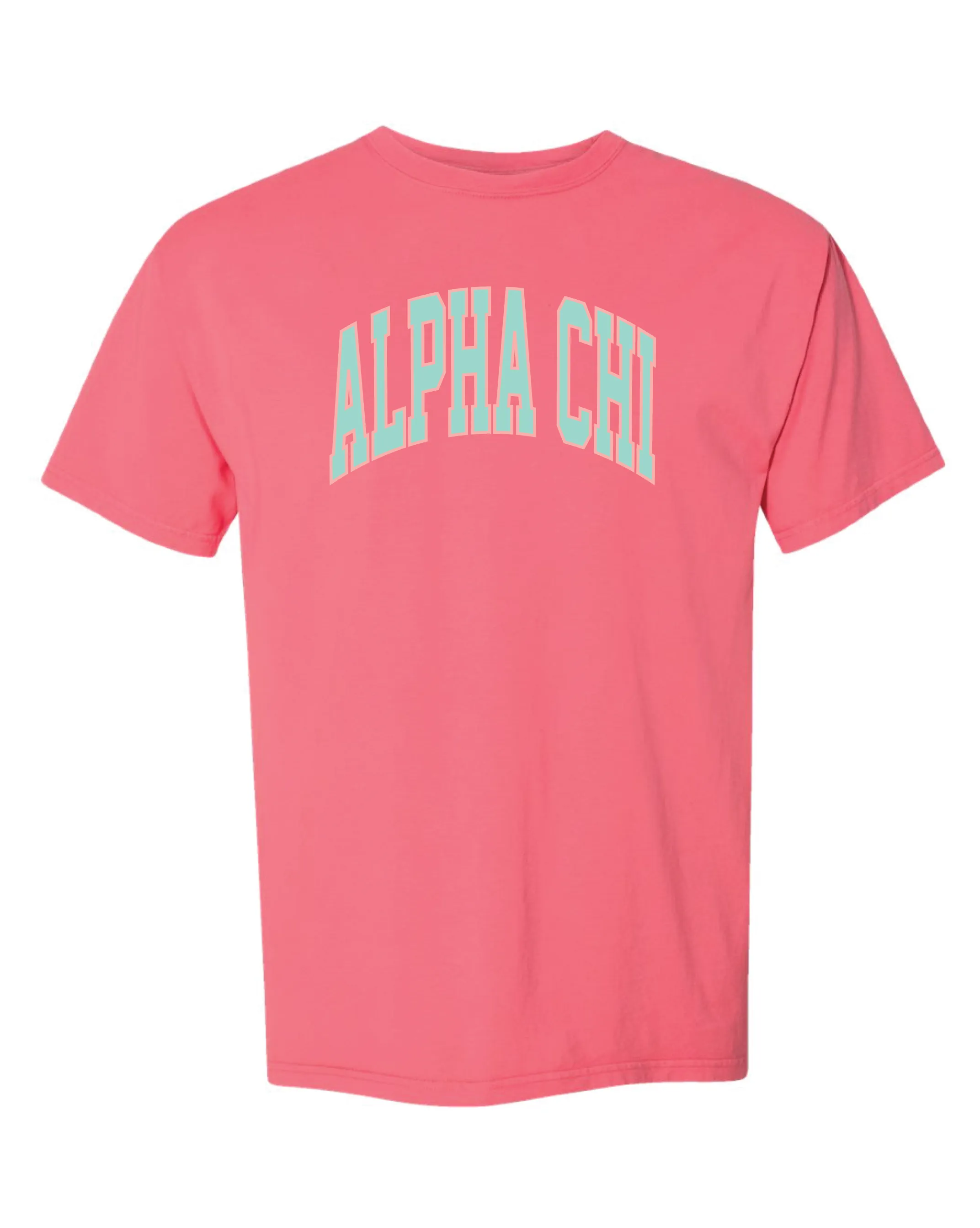 Alpha Chi Varsity Letters Tshirt