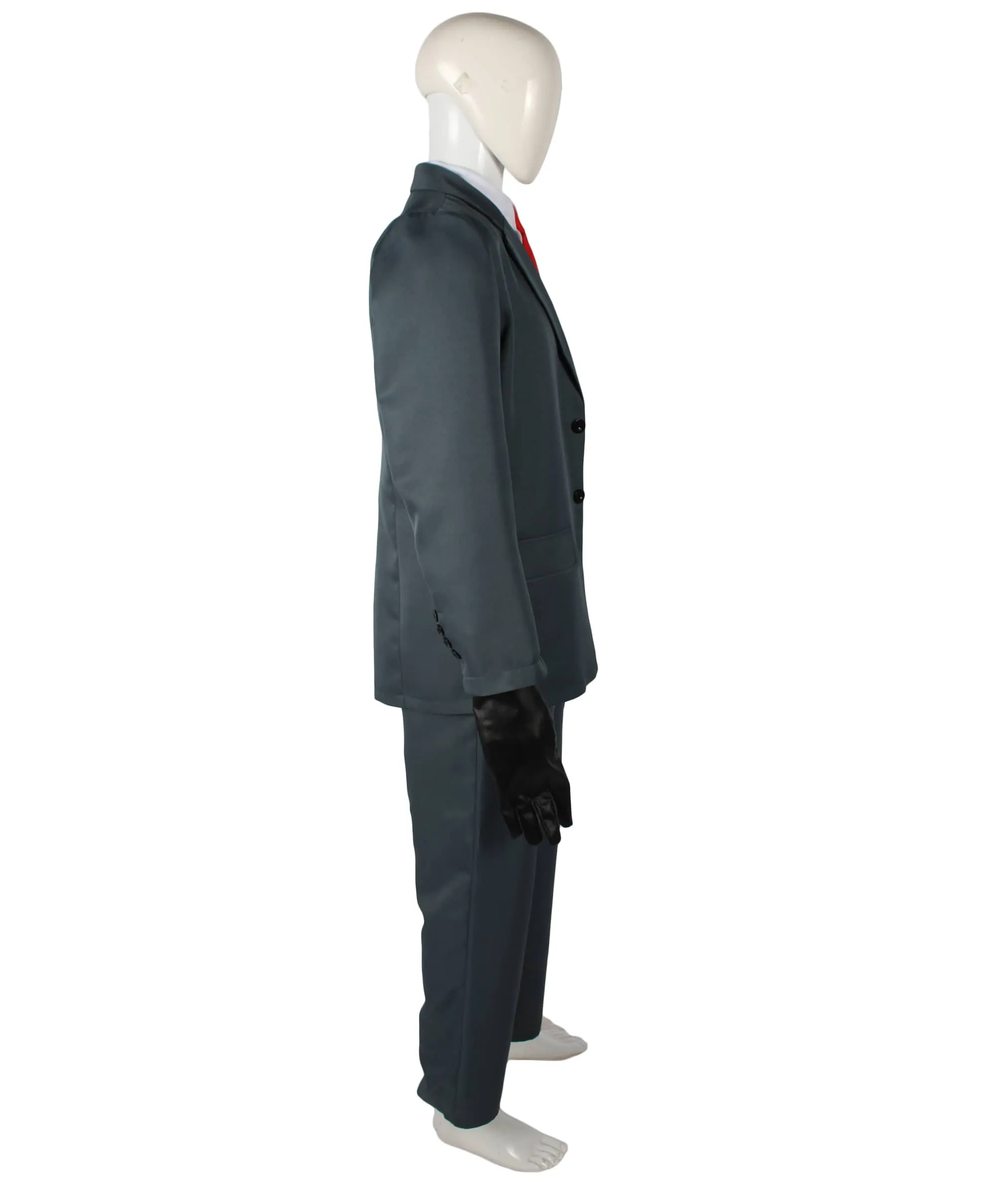 Anime Spy-inspired Costume Set| Suit Jacket Pants Tie Hand Gloves| Flame-retardant Synthetic Materials