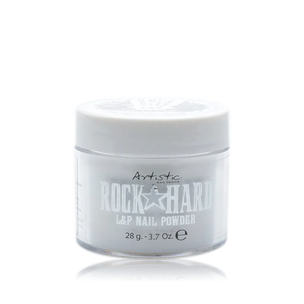 Artistic Rock Hard L&P Nail Powder, VIP Artistic White, 28g, 3.7 Oz, 2416