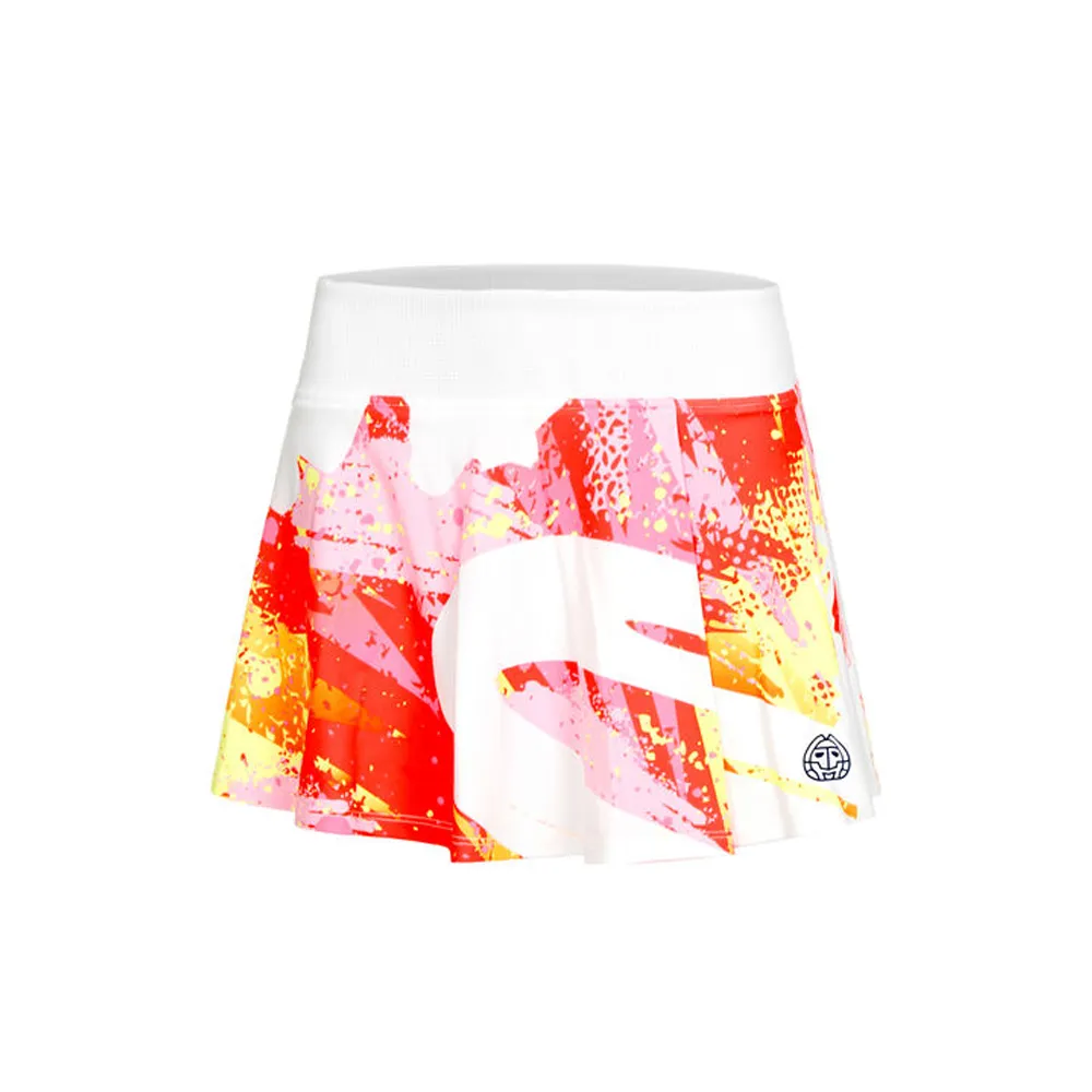 Bidi Badu Wild Arts Printed Wavy Junior Skort (Girl's) - White/Mixed