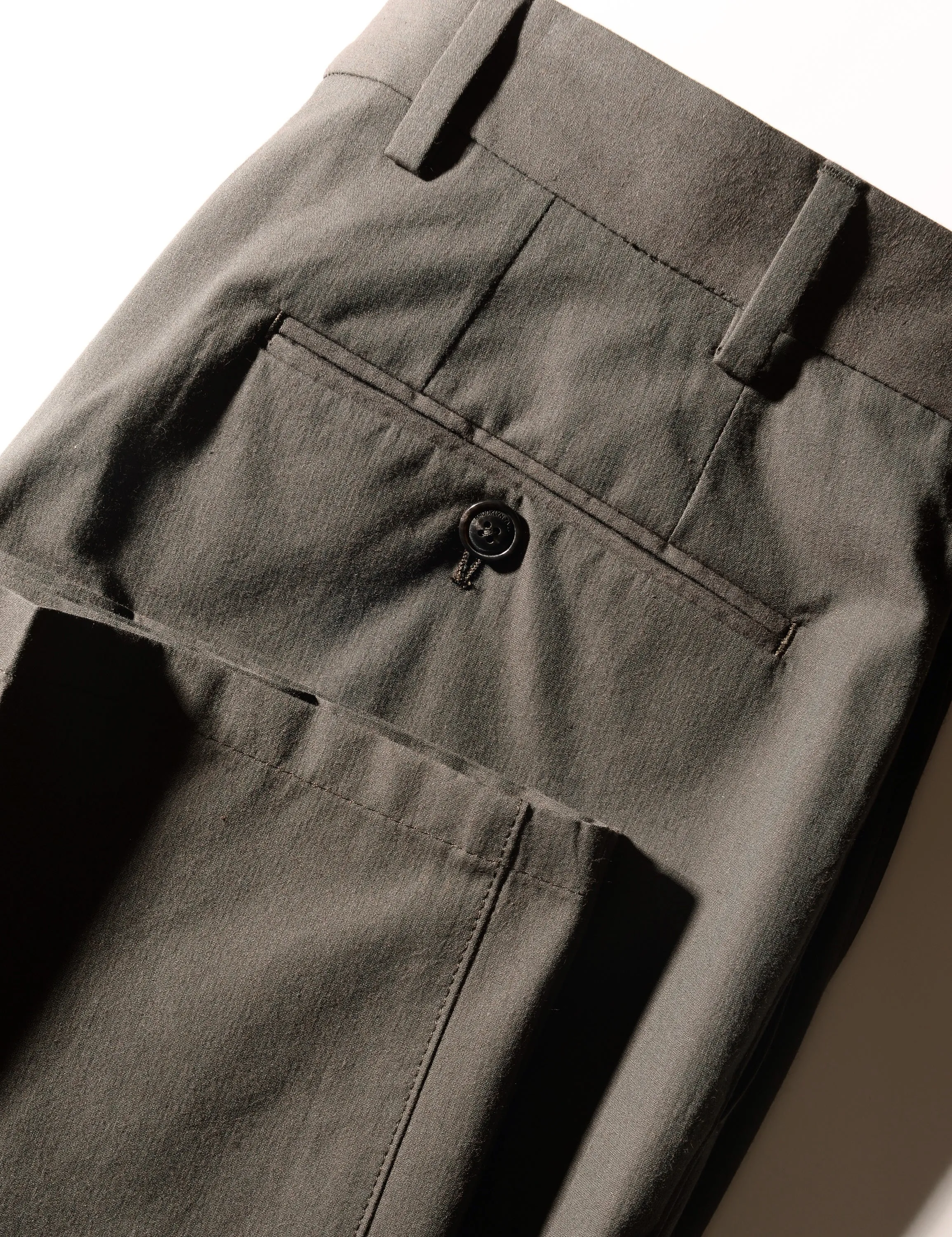 BKT36 Straight Leg Pant in Crisp Cotton Blend - Petrol