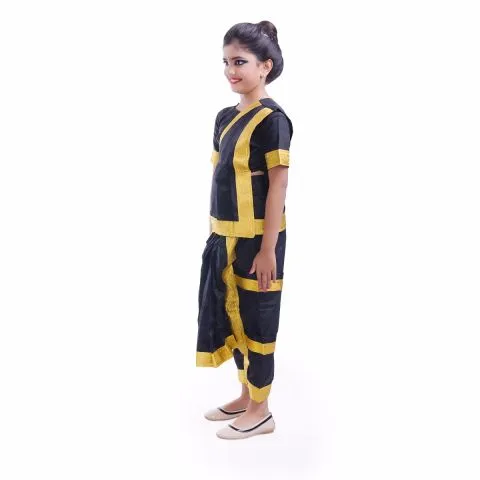 Black Bharatnatyam Dance Dress