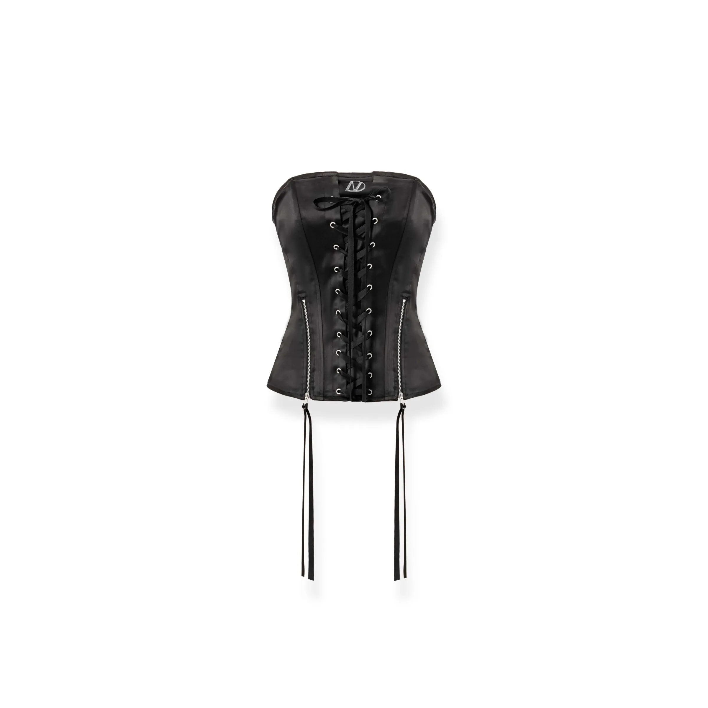 Black Unrestraint Corset Top