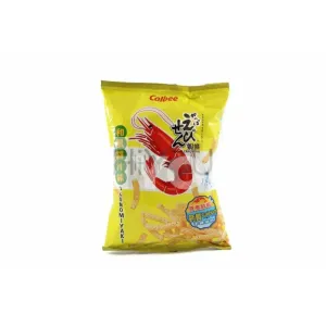 Calbee Prawn Crackers Okonomiyaki  90g ~ 卡乐B 和风酱油虾条 90g