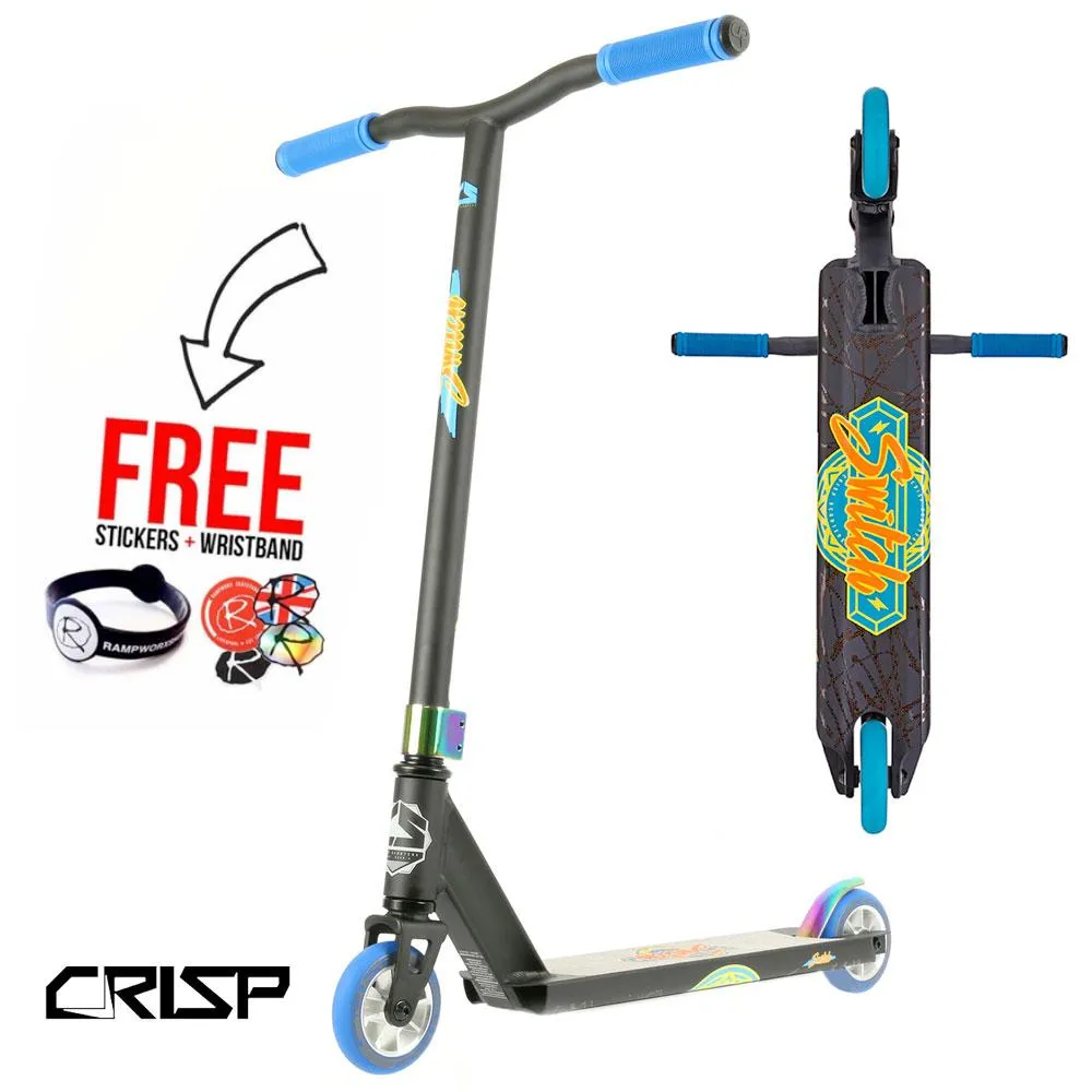 Crisp Switch Complete Stunt Scooter - Blue/NeoChrome