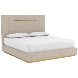 Danbury King Bed, Naya Check Cream