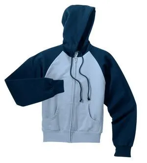 District Threads - Ladies Full Zip Hooded Fleece.  DT207