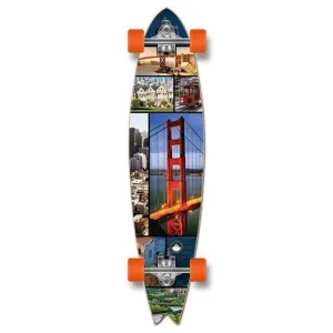 Fishtail Longboard 40 inch San Franciso from Punked - Complete