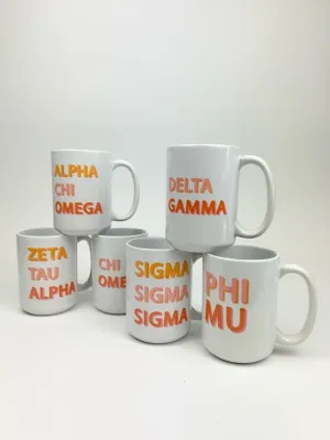 Greek 3D Mug (Final Sale)