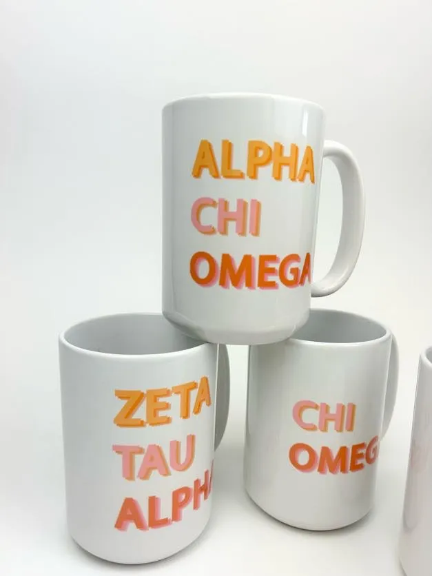 Greek 3D Mug (Final Sale)