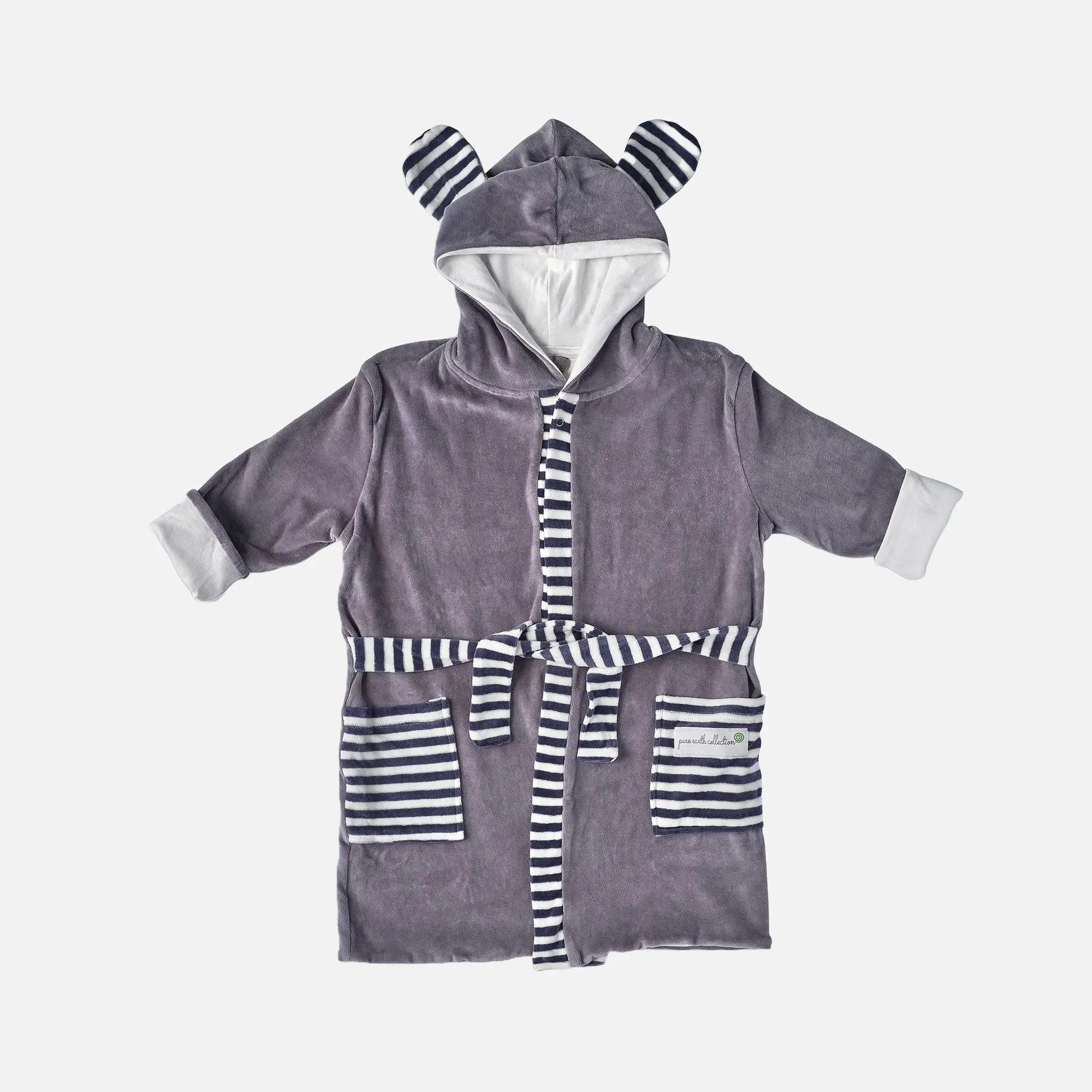 Grey Kids Organic Robes