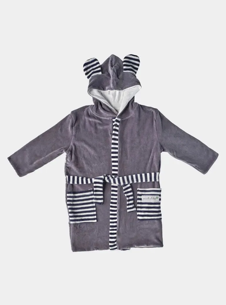 Grey Kids Organic Robes