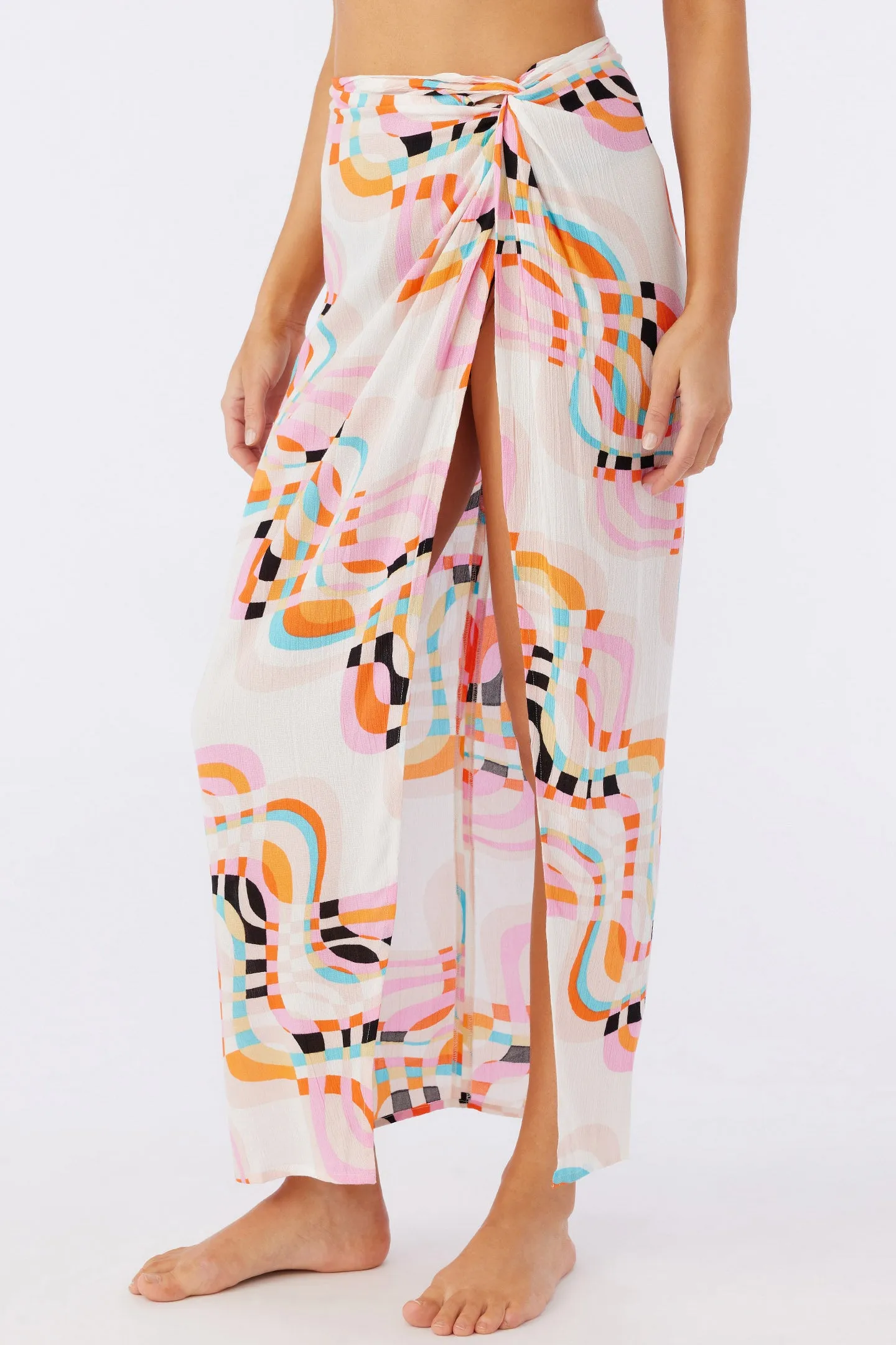 HANALEI PRINTED COVERUP SKIRT