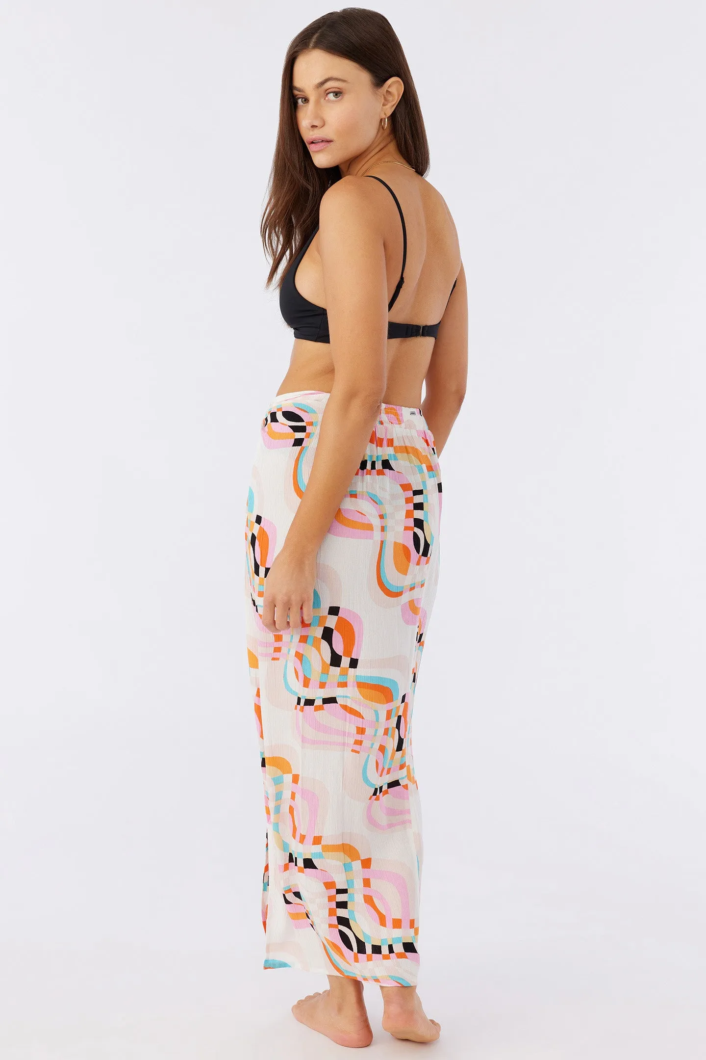 HANALEI PRINTED COVERUP SKIRT