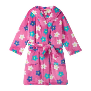 Hatley Daisy Fuzzy Fleece Robe