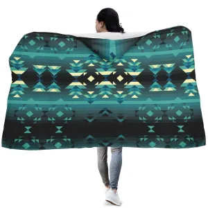 Inspire Green Hooded Blanket