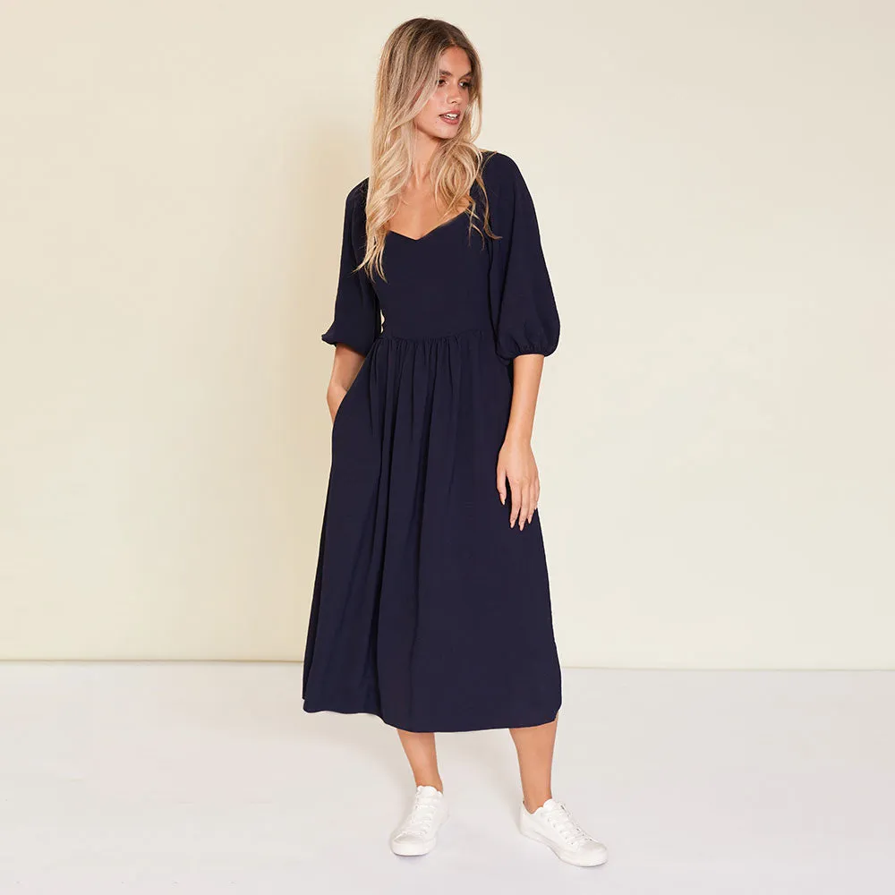 Kadie Dress (Navy)