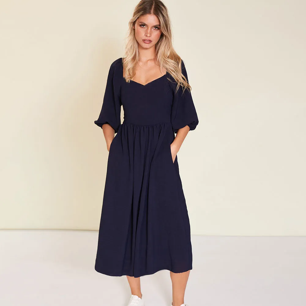 Kadie Dress (Navy)