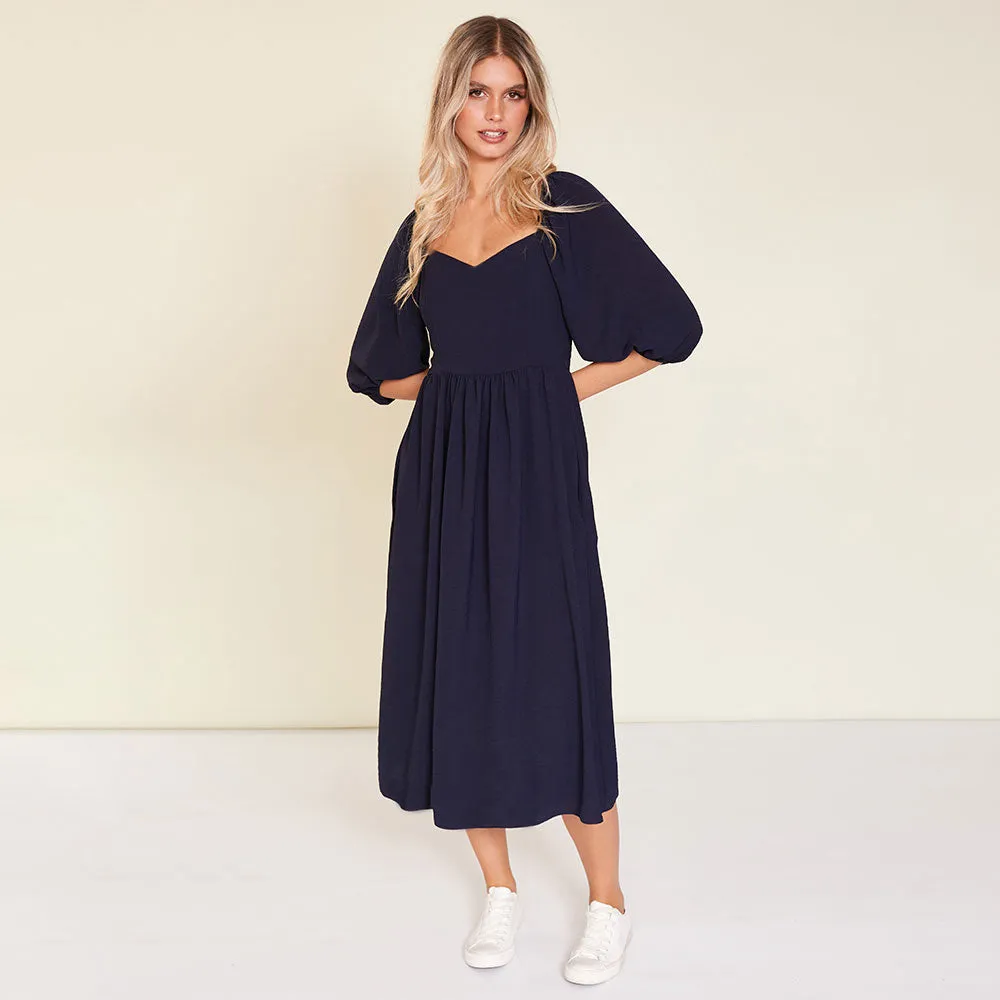 Kadie Dress (Navy)