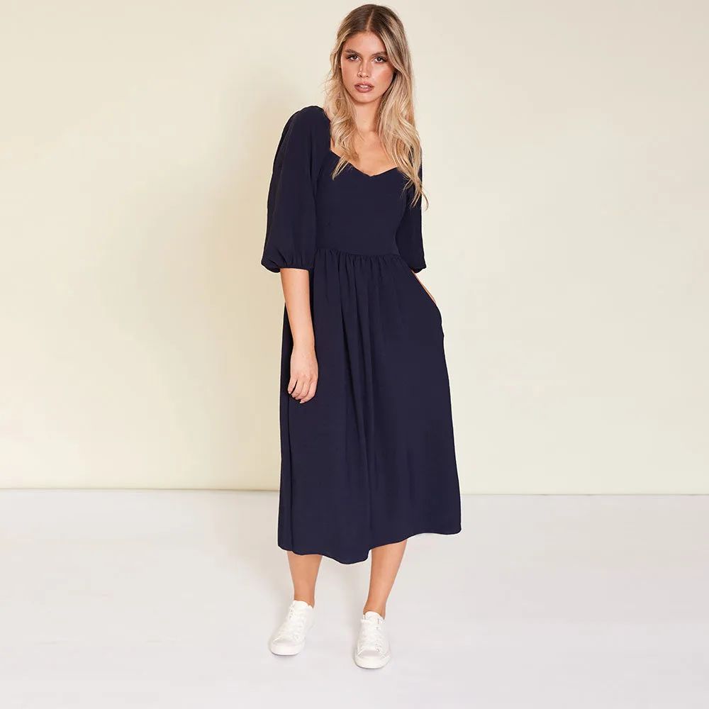 Kadie Dress (Navy)