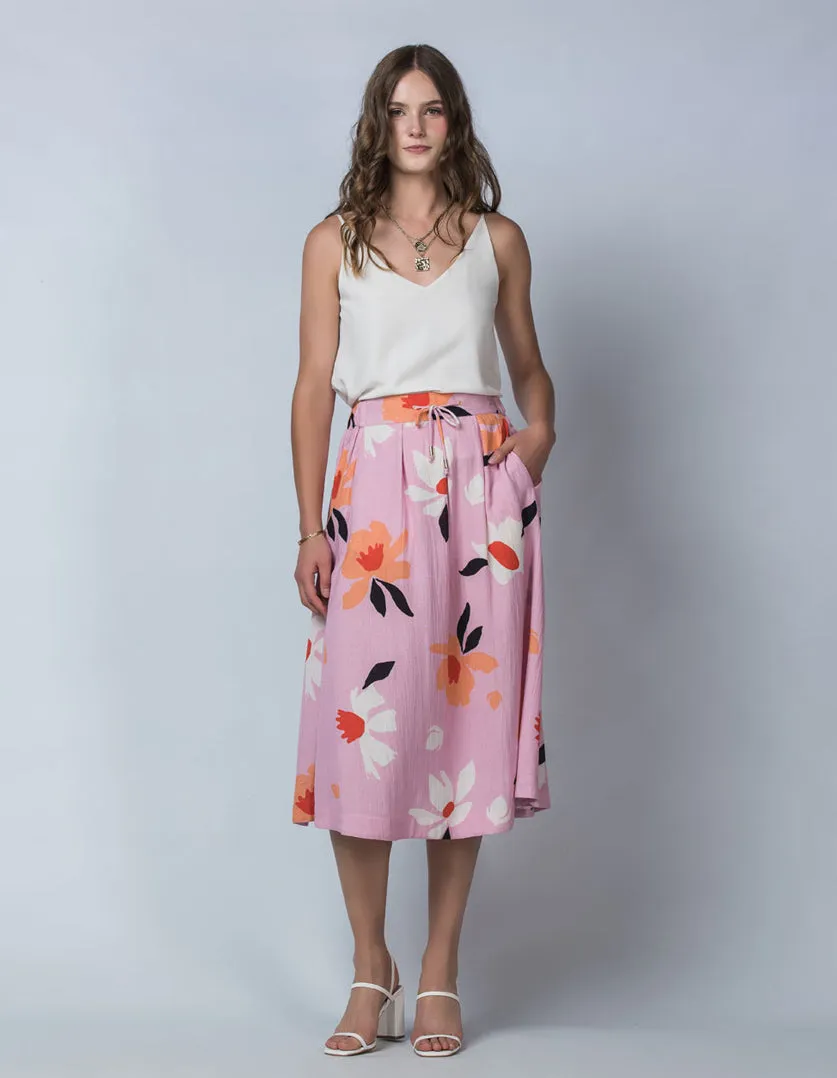 Kathleen Skirt - Lilac Magnolia