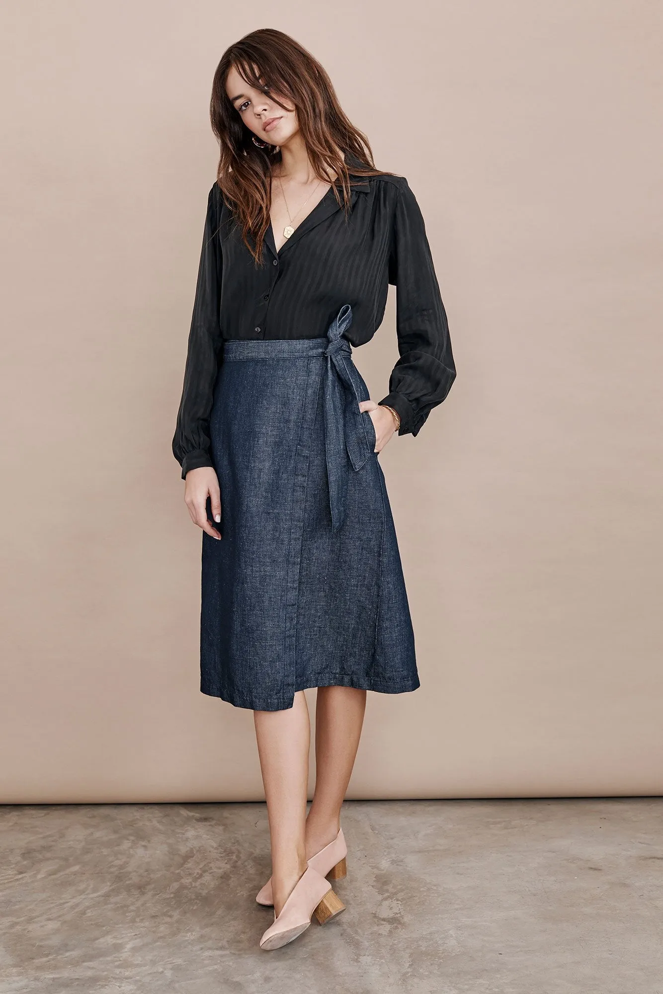 Lyra Denim Skirt