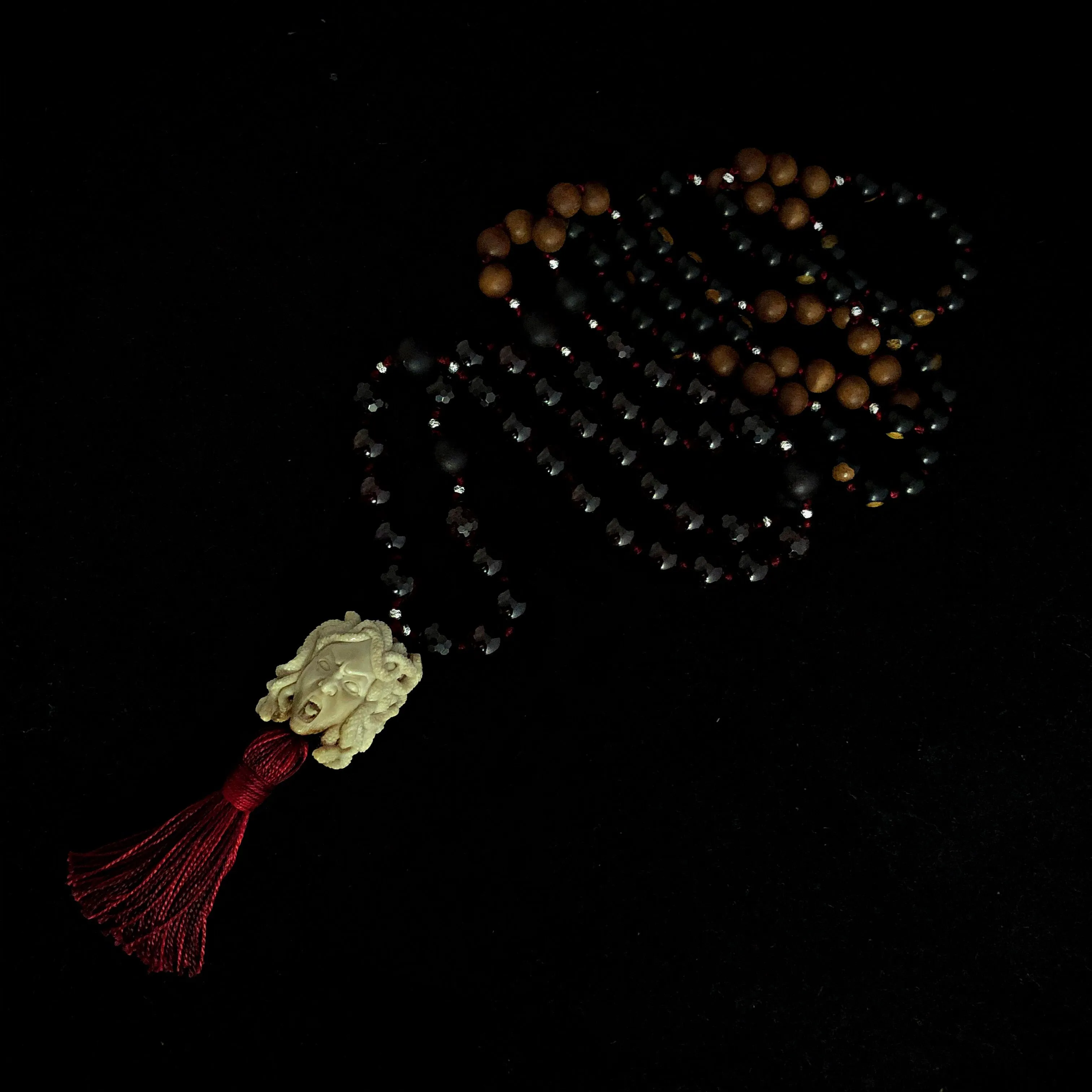 Medusa's Rage Mala Necklace