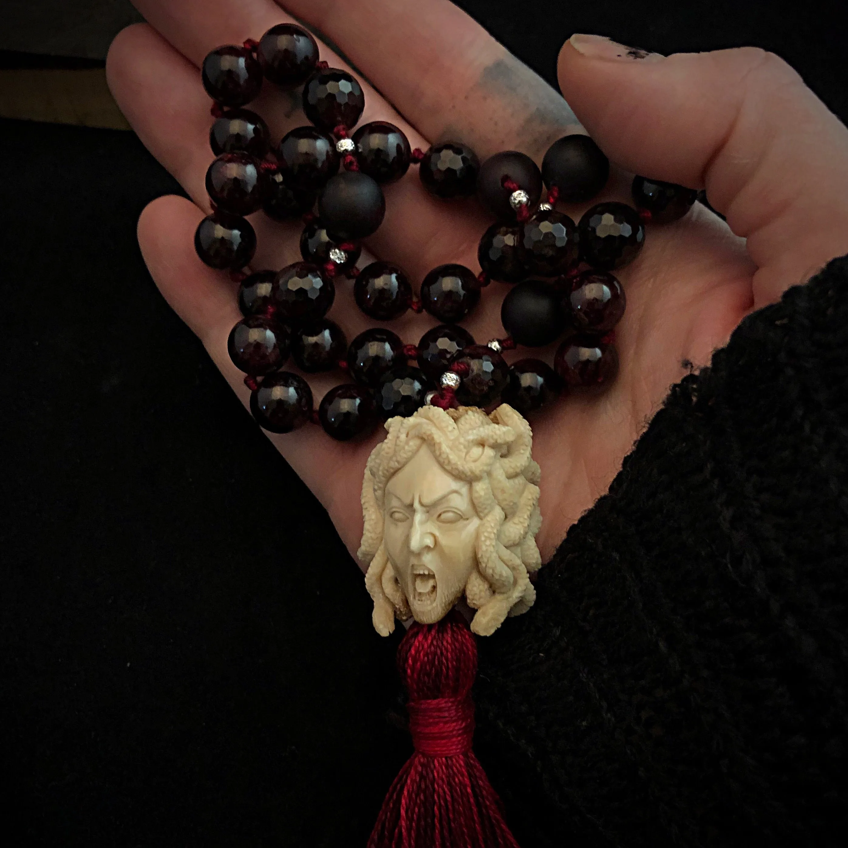 Medusa's Rage Mala Necklace