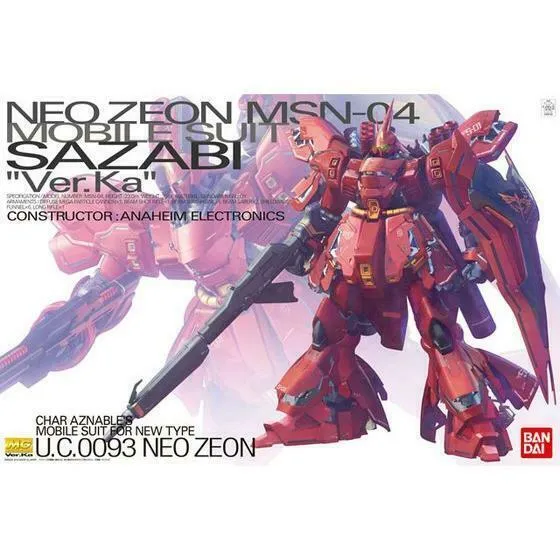 MG 1/100 Neo Zeon MSN-04 Sazabi Ver.KA