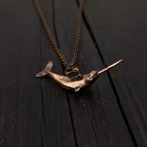 Narwhal Charm Pendant Necklace