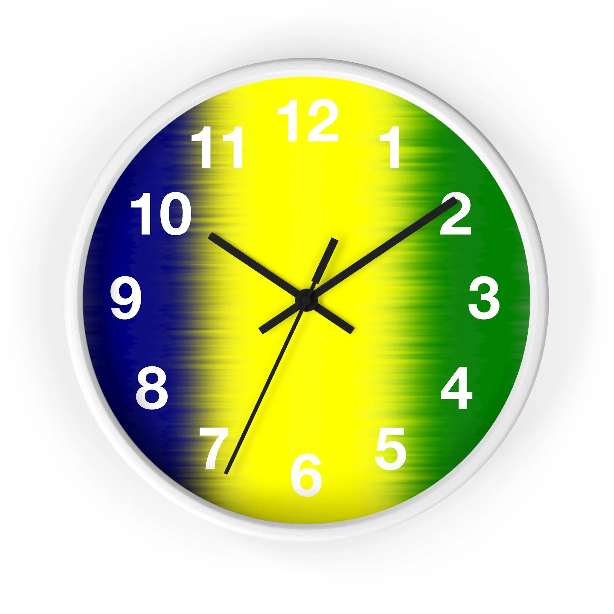 National Colors St. Vincent and the Grenadines Wall Clock