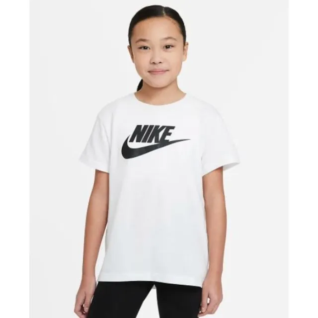 Nike Sportswear Girls Lifestyle T-Shirt White/Black