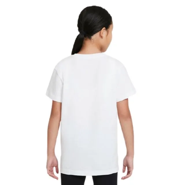 Nike Sportswear Girls Lifestyle T-Shirt White/Black