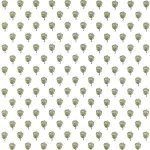 Petite Skukusa Fabric Leaf Green