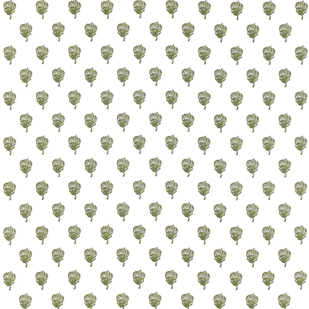 Petite Skukusa Fabric Leaf Green