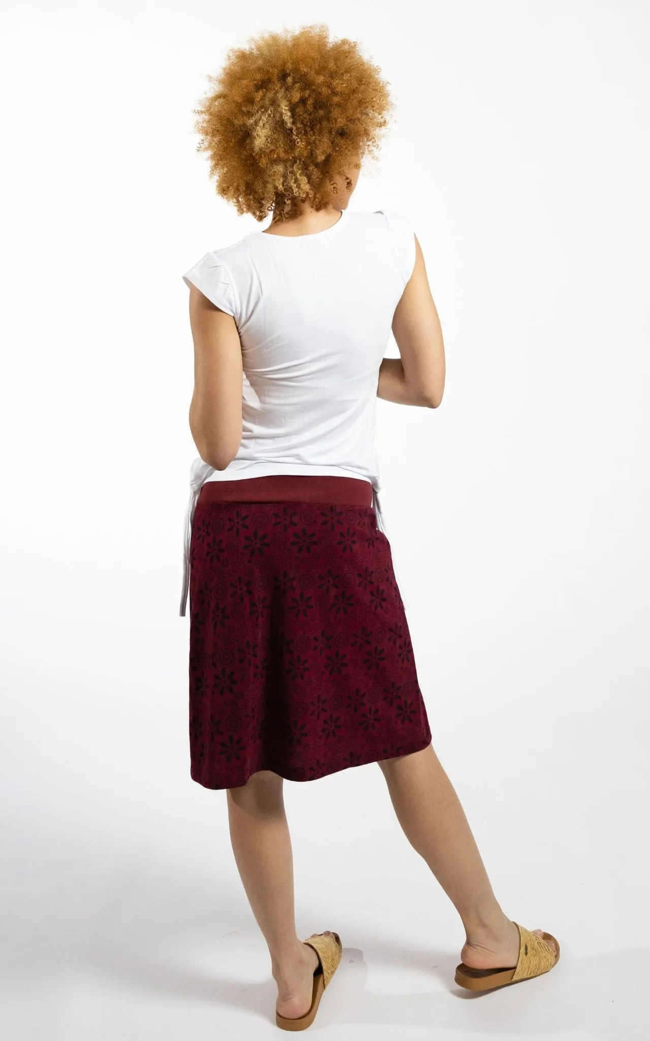 Stella Skirt - Maroon