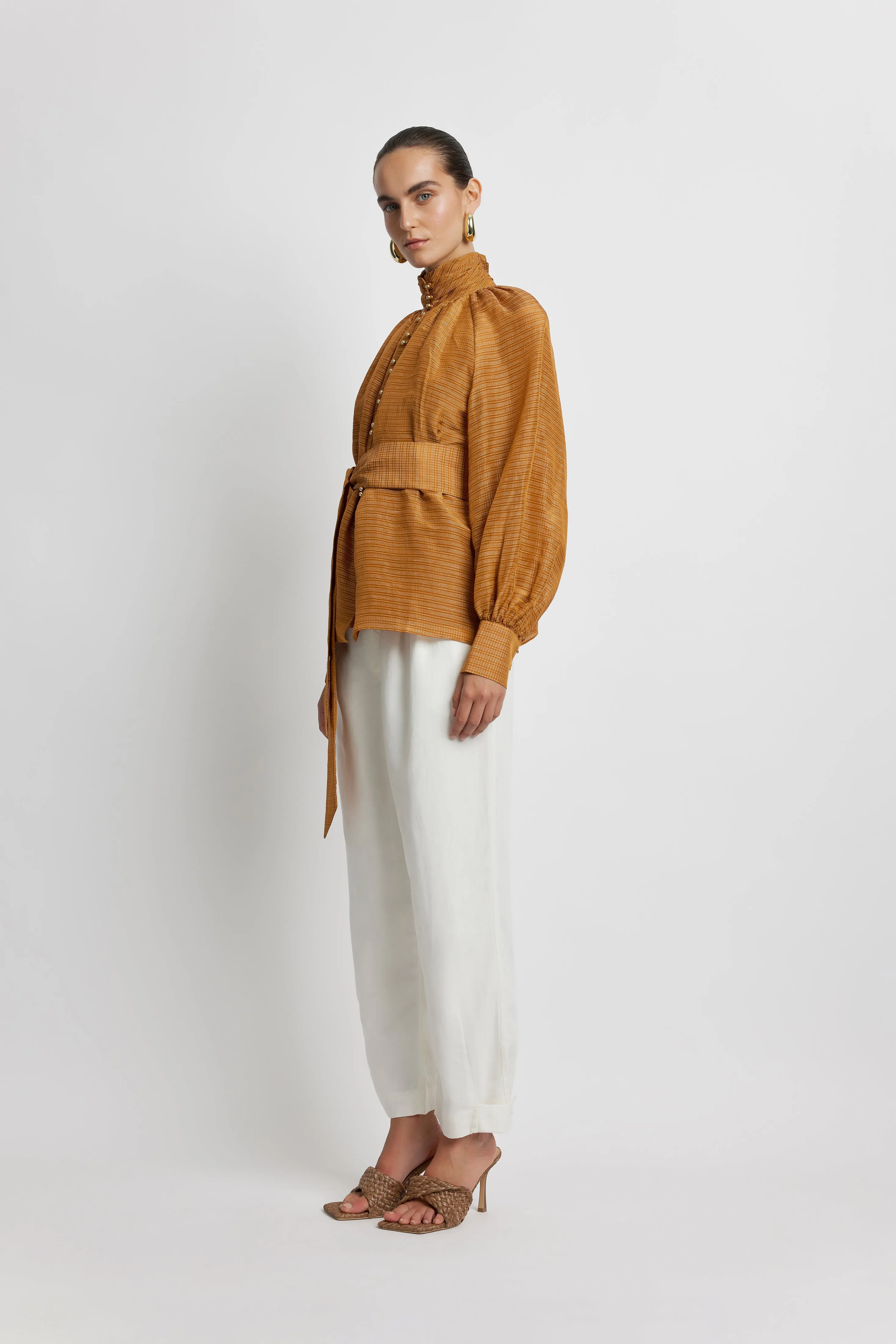 Sunset Long Sleeve Shirt - Tan