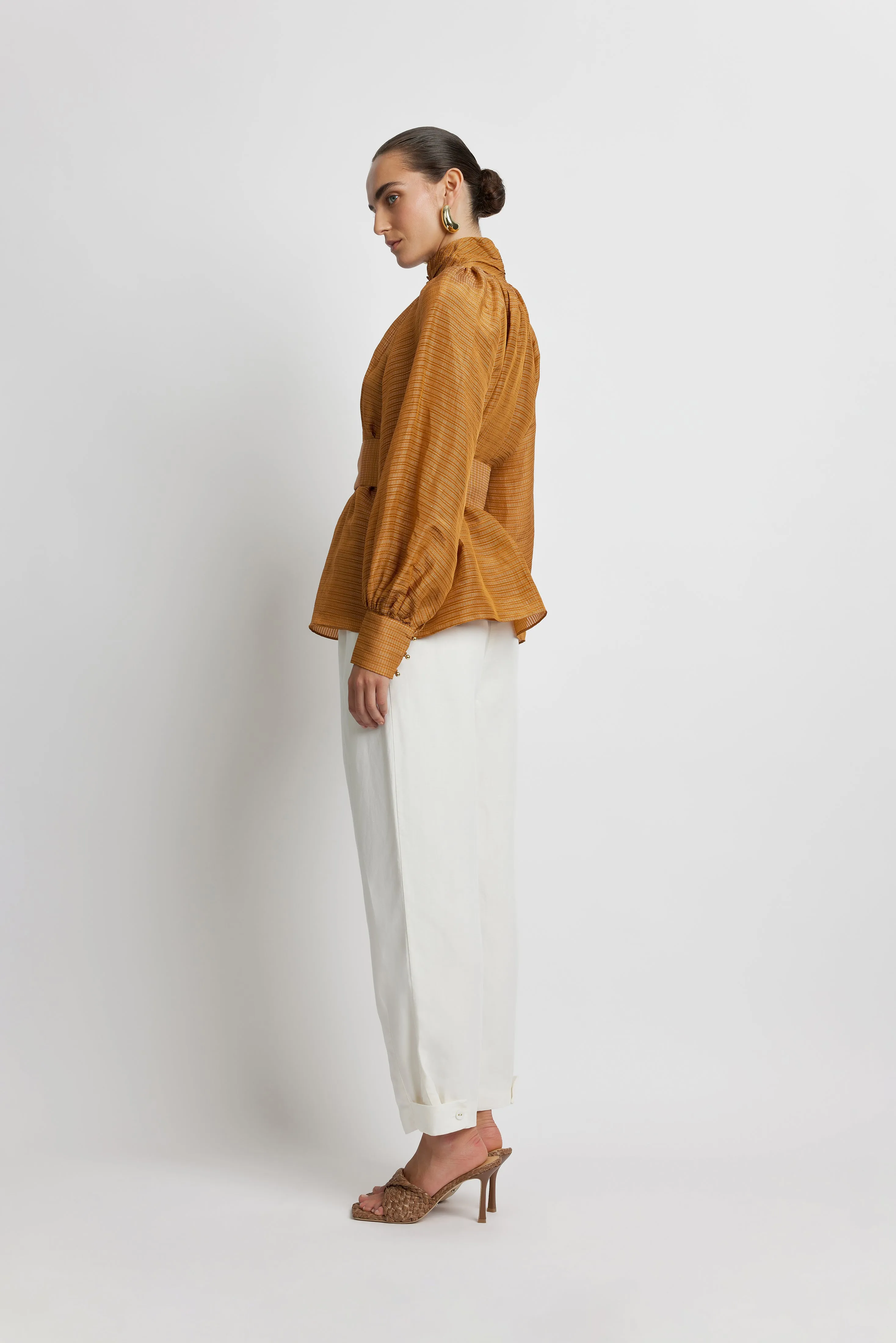 Sunset Long Sleeve Shirt - Tan