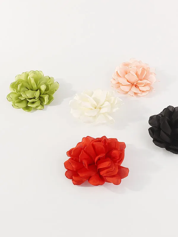 Three-Dimensional Flower Brooch Accessories