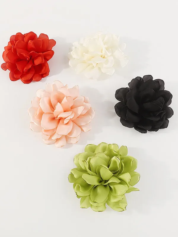 Three-Dimensional Flower Brooch Accessories