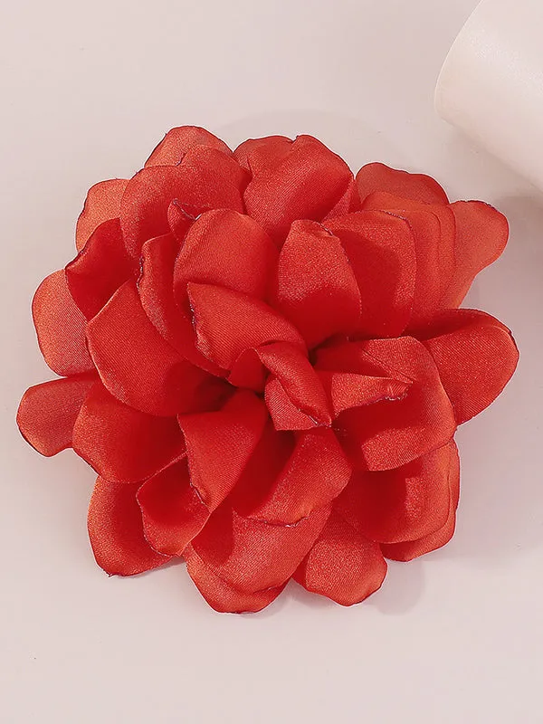 Three-Dimensional Flower Brooch Accessories