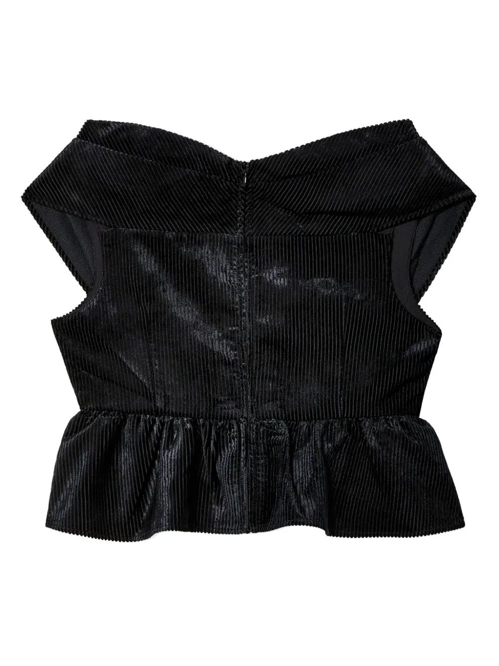 Three Dimensional Pleated Top